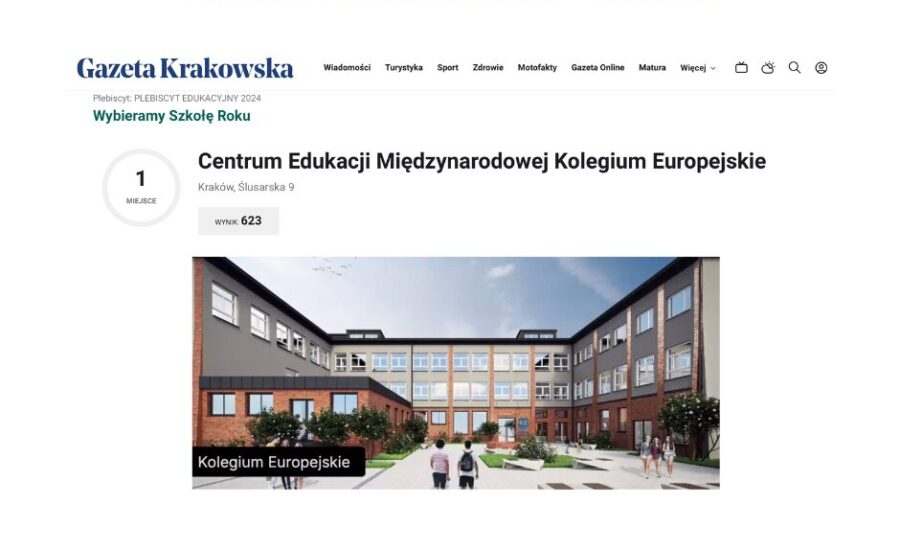 Best school in Kraków